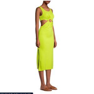 Solid & Striped - The Bailey Cut-Outs Midi-Dress Sixe XS in color Pear